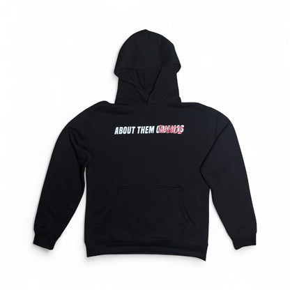 ABOUT THEM BANDZ X STACKINCOMMAS Hoodie (BLACK)