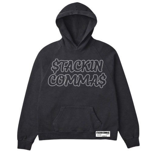 Stackin Commas Logo Hoodie